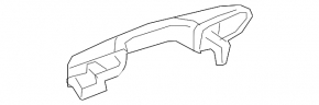 Lexus ES 22-25 chrome outer front right door handle