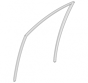 Glass seal front left Acura MDX 14-20