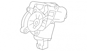 Rear left window lift motor Chevrolet Equinox EV 24-26