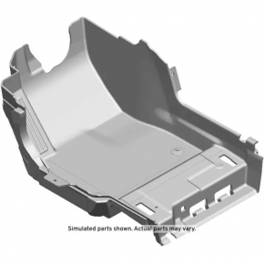 Chevrolet Malibu 16-25 Gray Floor Mat