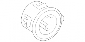 Toyota 4Runner 14-23 rear bumper parking sensor ring