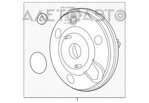Vacuum booster Ford Focus mk3 11-18 2.0