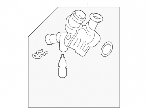 Coolant distributor Ford Fusion mk5 13-20 1.5T