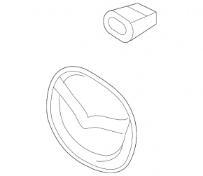 Mazda CX-7 06-12 grille emblem