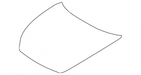 Infiniti M37 Q70 11-19 bare hood