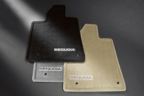 Set of floor mats for 7 seats Toyota Sequoia 08-16