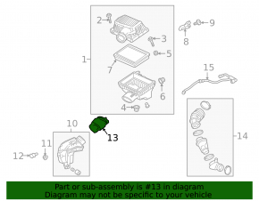 Air Duct for GMC Terrain 18- Filter