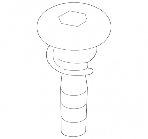 Front left outer CV joint mounting bolt BMW X5 G05 19-23