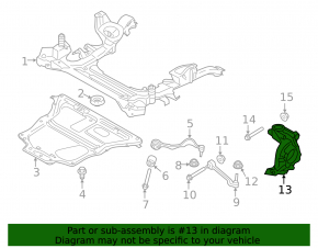 Front left axle shaft BMW 4 F32/33/36 14-20 AWD