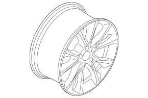 Wheel disk R19 x 9J BMW X5 F15 14-18