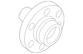 Front left wheel hub for Audi A6 04-11