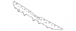 Front bumper mount upper central Infiniti Q50 14-20