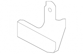 Mudguard front left Nissan Rogue 14-20 scratch