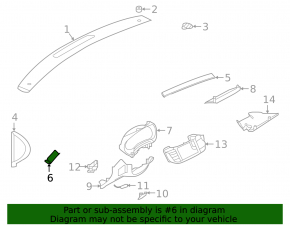 Left front panel trim for Infiniti QX50 20-22 silver (aluminum)