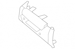 Left front panel trim for Kia Niro 20-22 gray