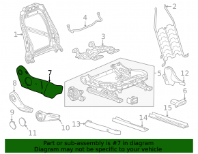 Right side passenger seat trim Chevrolet Equinox EV 24-26