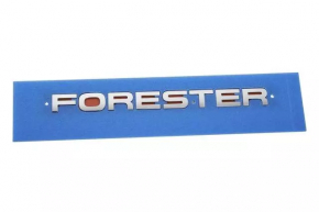 FORESTER emblem on the trunk door of a Subaru Forester 2008-2013
