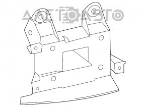 BSM Blind Spot Sensor Bracket Left Porsche Macan 15-
