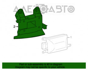 BSM Blind Spot Sensor Bracket Left Porsche Macan 15-