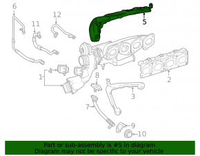 Exhaust manifold protection Mercedes W167 GLE 350 20-26