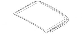 Rear hatch glass for Ford Escape MK3 13-19