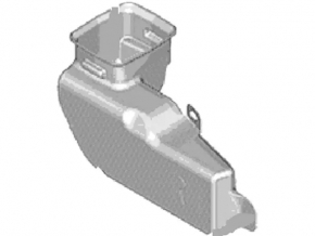 Battery Cooling Duct Lower Right Lincoln MKZ 13-20 Hybrid