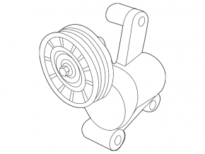 Belt Tensioner Pulley Bracket Lincoln MKZ 13-20