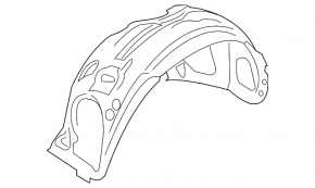 Front right fender liner Lincoln MKC 15-15