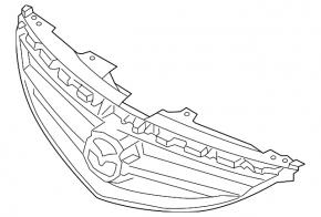 Radiator grille with frame Mazda6 09-13