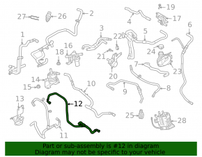 Ford Mustang Mach-E 21-23 Coolant System Hose