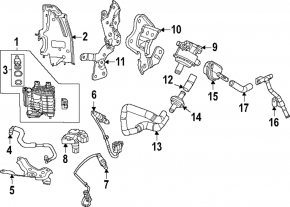 Fuel Canister Bracket Mazda CX-90 24-26 3.3T, PHEV