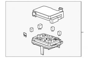 GMC Terrain 10-12 Underhood Fuse Box