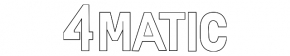 The 4MATIC emblem on the tailgate of the Mercedes GLC 16-22 SUV