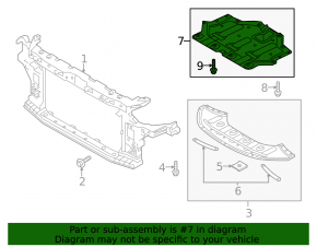 Engine protection central Hyundai Sonata 15-17 ECO