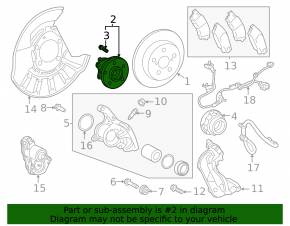 Rear left hub Toyota Rav4 19- AWD rusty