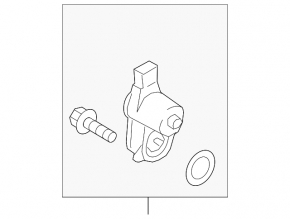 Rear left brake caliper motor for Audi A8 10-18