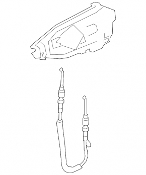 Front left door handle mechanism for Audi E-Tron 19-23