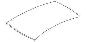 Metal roof VW Passat 20-22 without sunroof