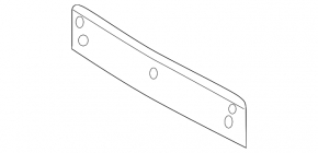 Platform for the front bumper number VW Tiguan 18-21