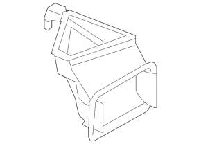 Cabin filter housing BMW X5 E70 07-13