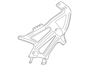 Left front fender bracket for Kia Sportage 23-26