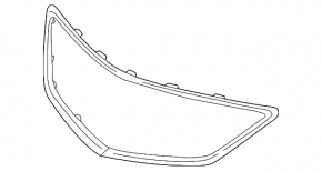 Acura ILX 13-15 pre-rest grille frame