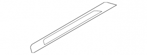 Door sill outer front left Hyundai Tucson 16-21 black