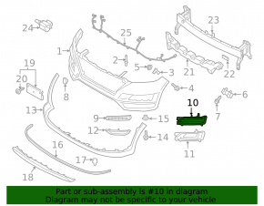 Right fog light plug for Hyundai Tucson 19-21