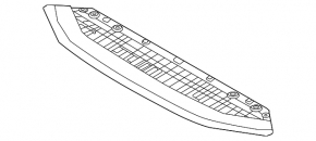 Front bumper guard for Audi A4 B9 20-25