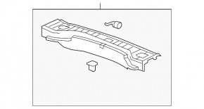 Trunk opening trim Buick Encore 13-14 ser