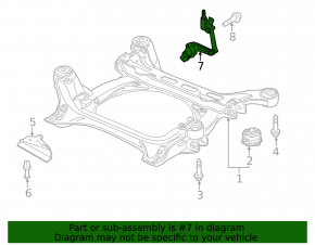 Front left body tilt sensor for Porsche Cayenne 958 11-17