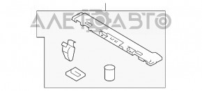 Porsche Panamera Trunk Floor Bracket 10-16 Scratches