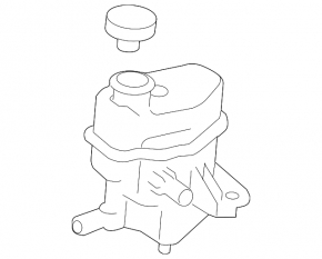 Toyota Prius C 12-19 inverter cooling tank
