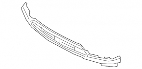 Front lower bumper for Ford Explorer 20-23 for parking sensors, radar, and trim